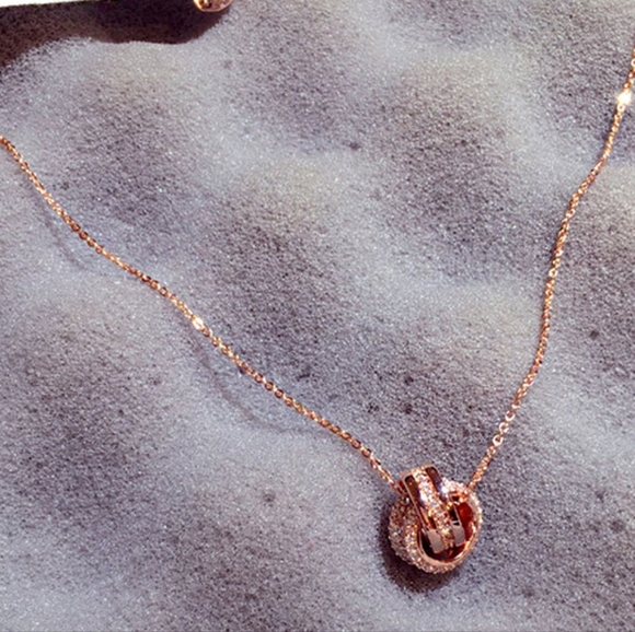 14k gold diamond necklace - Picture 5 of 13